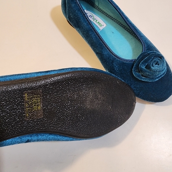 FLEXUS Roseloud Vintage  Velvet Slipper size 38 - Picture 10 of 11